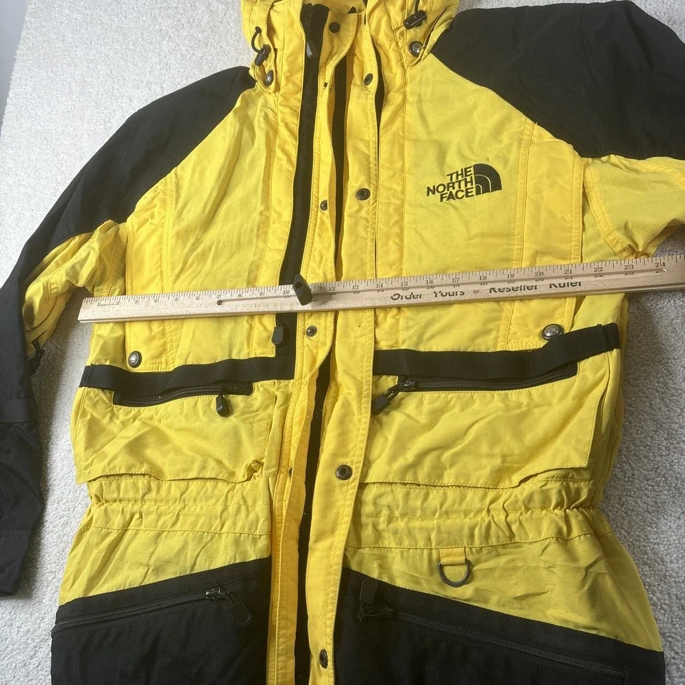 The North Face Steep Tech‎ Jacket Men's XL Zip Up Hiking Grand Yellow READ